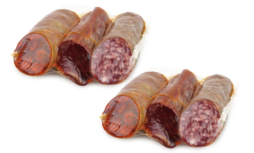 Image 7: Iberian Ham and Chorizo Selection