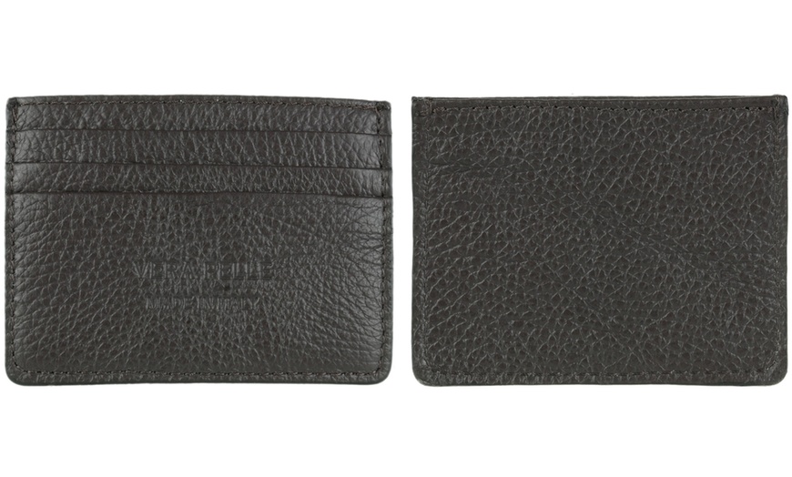 Image 4: Men's Genuine Leather Card Holder