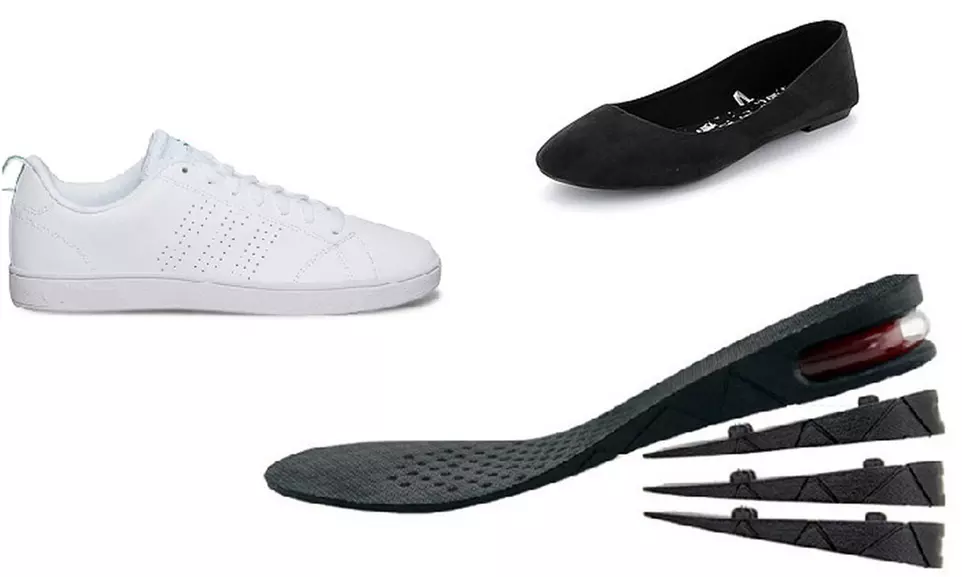 1x oder 2x höhenverstellbare Einlegesohlen mit Luftkissen - Primary Image