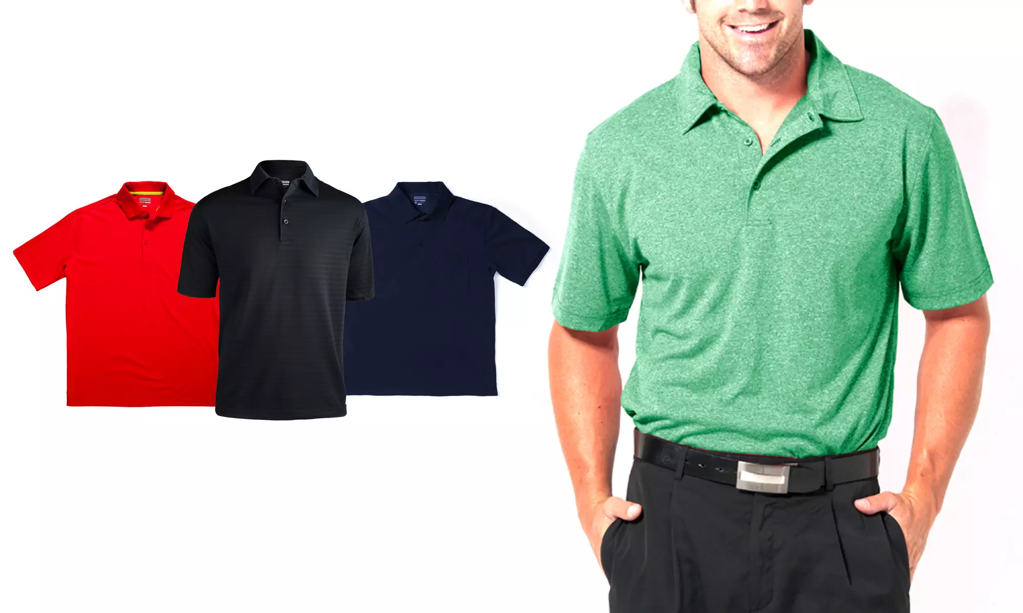Men's Polo Shirt Mystery Deal (3-Pack)  - Primary Image