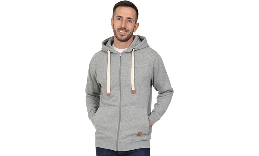 Image 7: Blu Apparel Men's Jenson Full Zip Hoodie