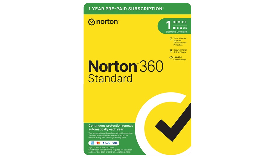 Image 2: Norton 360 Standard, Deluxe and Gamers 2025 for 1 Year (Up to 60% Off)