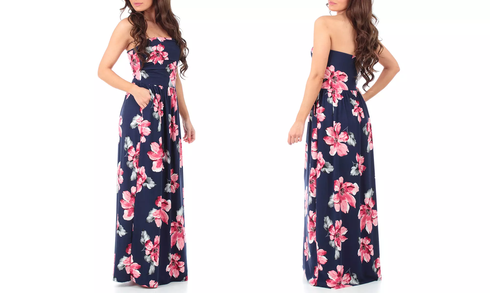 Women's Maxi Dress with Pockets | Groupon Goods