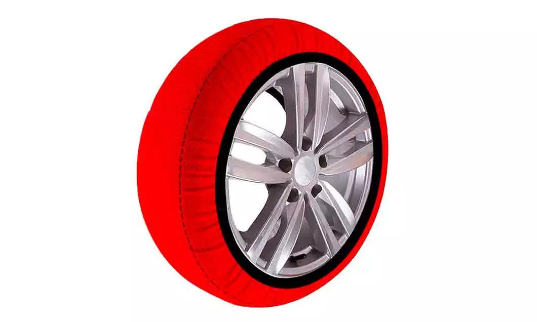 Set di 2 catene da neve in tessuto