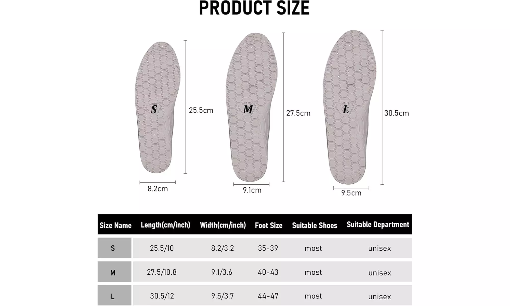 Acupressure Arch Support Insoles with Magnetic Stimulation