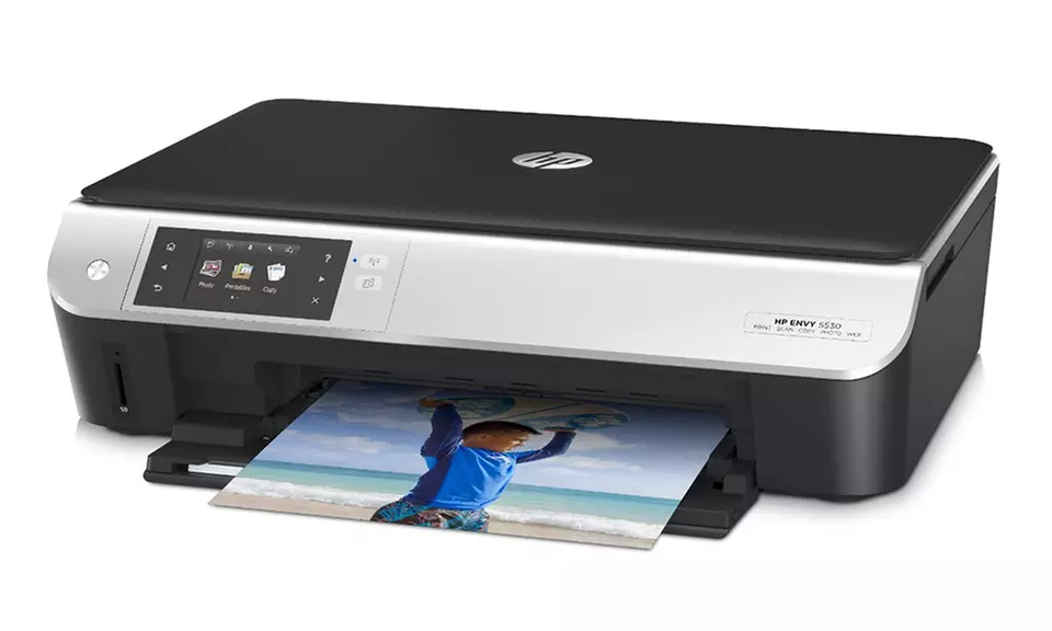 HP Envy 5530 Wireless All-in-One Photo Printer with Full Ink (Refurbished) - Primary Image
