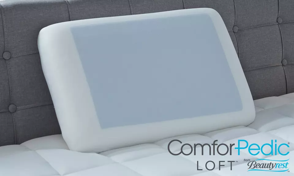 ComforPedic Loft from Beautyrest Memory Foam and Cooling Gel Pillow (1- or 2-Pack) - Primary Image