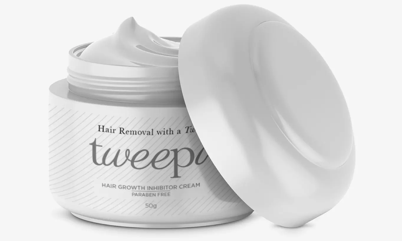 Inhibiteur de poils Tweepi : crème anti-repousse aux oeufs de fourmis 50g - Primary Image