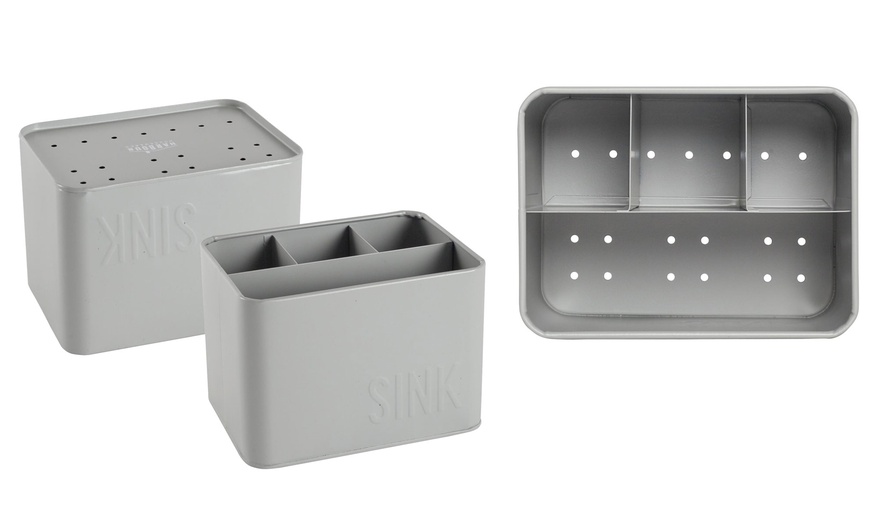 Image 3: Stainless Steel Kitchen Sink Tidy in Choice of Colour
