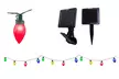 Touch Of ECO Solar Multi-Color LED Holiday Bulb String Lights (1, 2, 4-Pack) - Second Medium