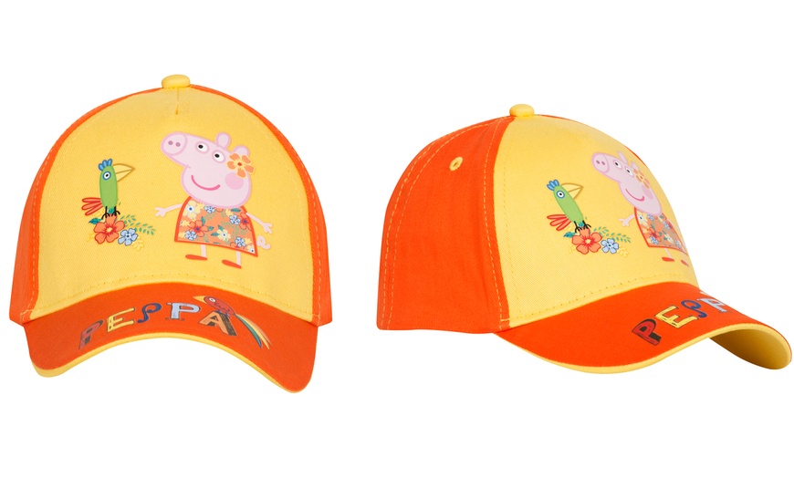 Image 2: Baby Peppa Pig Sun Caps