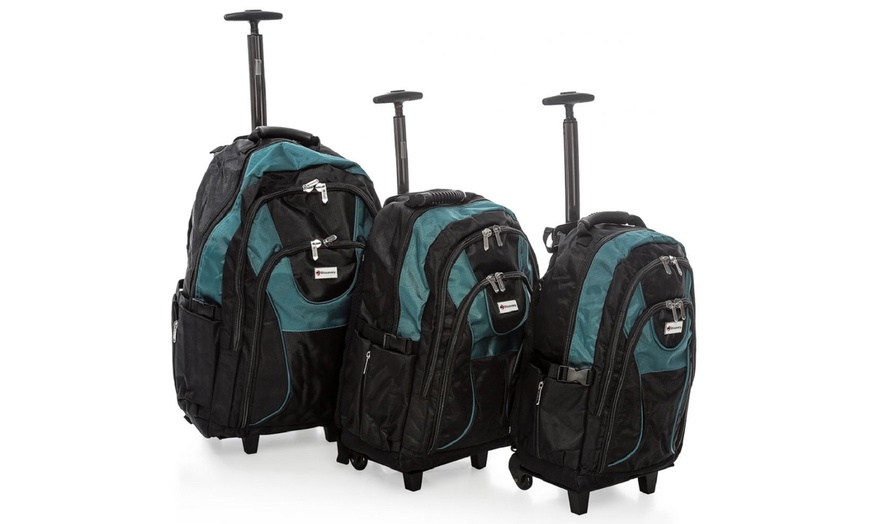 Image 8: Detachable Trolley Backpacks