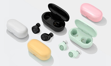 1 ou 2 paires d'écouteurs Bluetooth 5.0 avec boîtier de charge