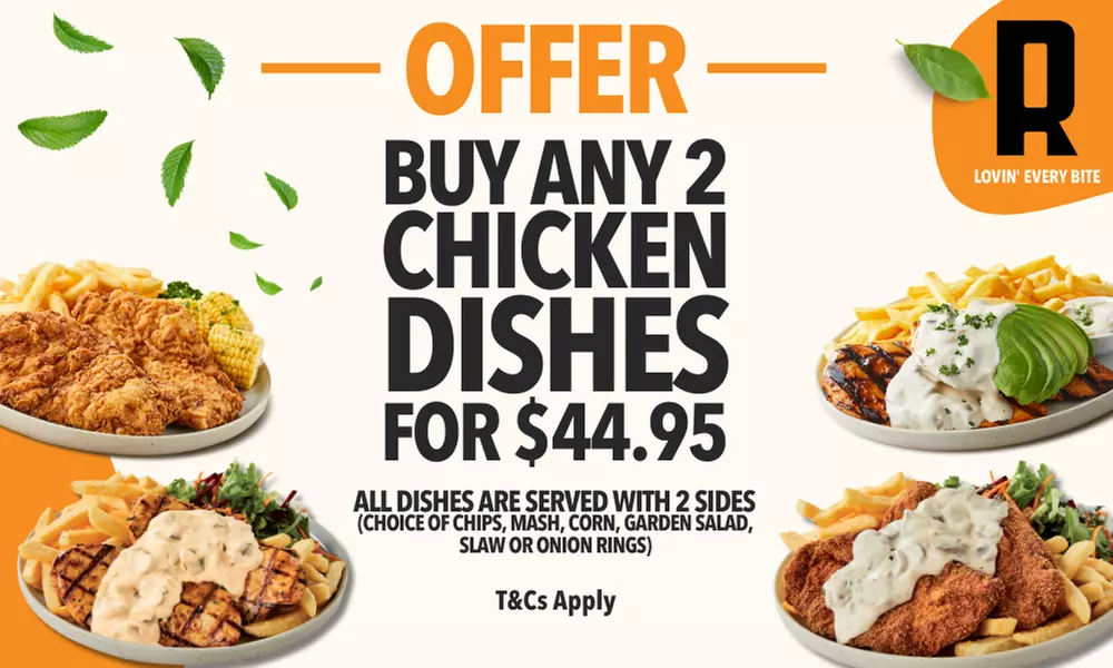 RASHAYS Any Two Chicken Dishes at RASHAYS (Up to 34% Off) - Primary Image