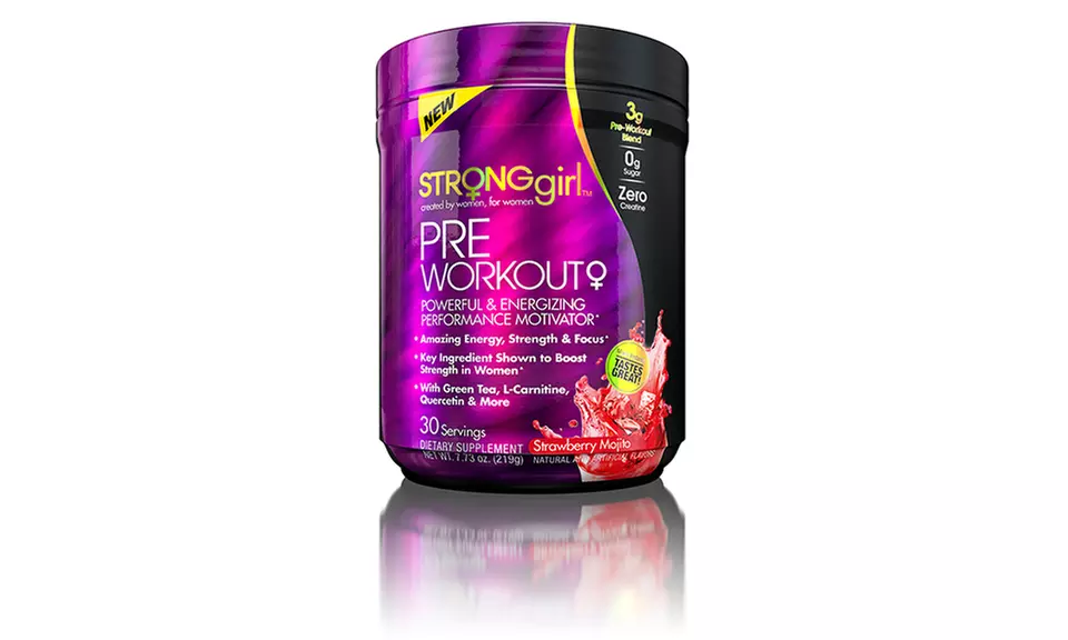 Strong Girl Pre-Workout Performance Motivator Dietary Supplement (30 Servings) - Second Medium