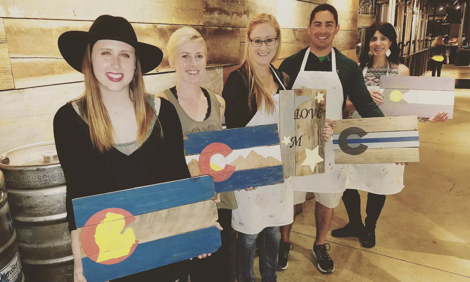 Interactive Art Experience and Craft Beer at The Rustic Pint (Up to 39% Off). Three Options Available. - Second Medium
