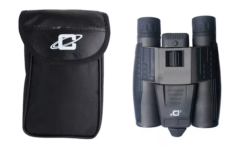 Cassini 12x32 Binoculars with Green Laser Night Vision - Primary Image