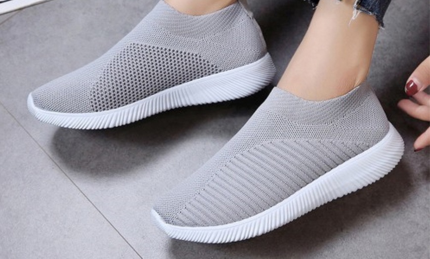 Image 4: Women's Mesh Slip-On Sneakers