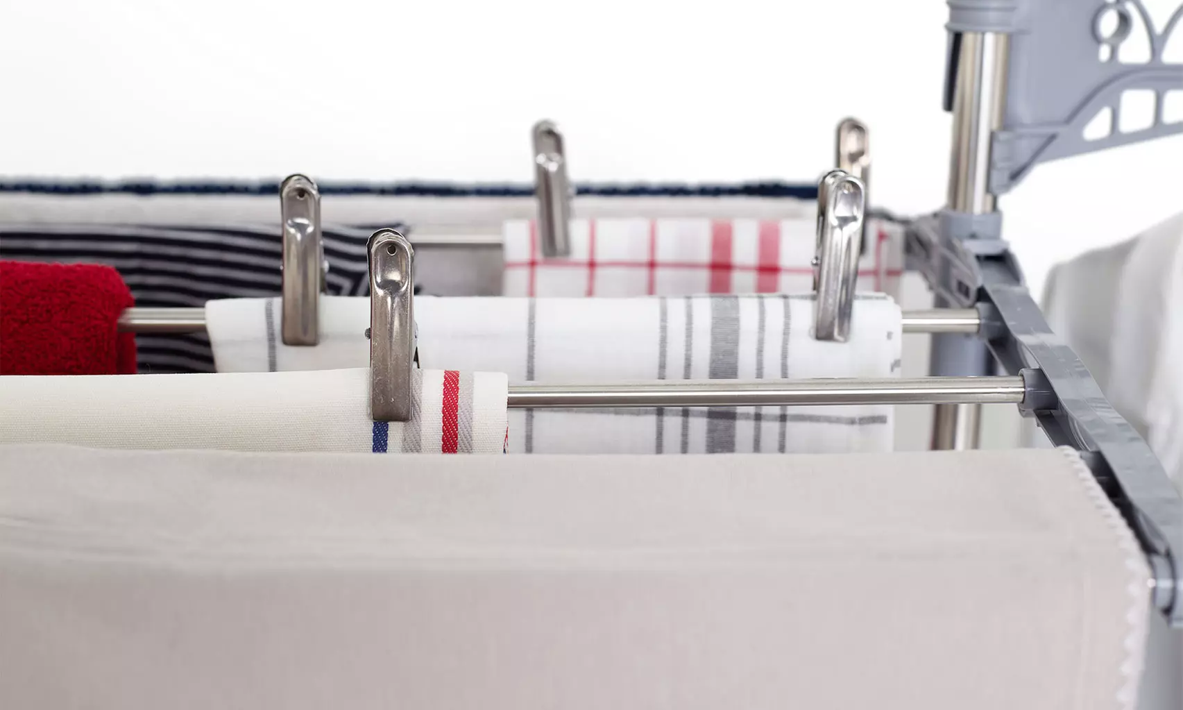 Étendoir à linge multifonction "Extra" Kitchen Move avec accessoires