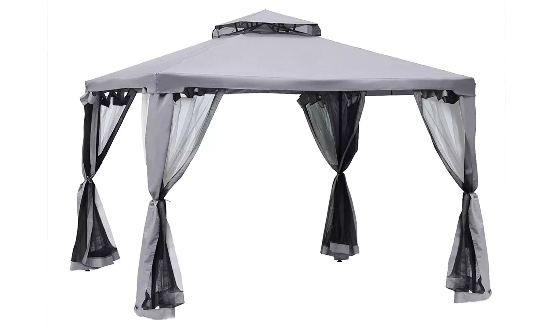 Outsunny Gazebo with Net Curtains