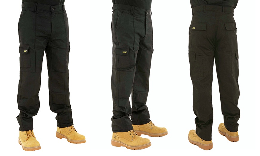 Image 3: Site King Knee-Pad Work Trousers