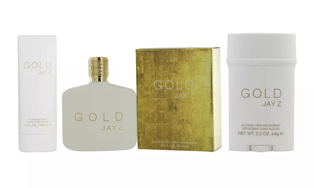Jay Z Gold Eau de Toilette, Deodorant, or Aftershave Balm for Men - Primary Image