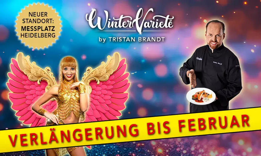 Ticket für das WinterVarieté inkl. klassisches oder vegetarisches 3-Gänge-Menü im Januar (bis zu 30% sparen) - Primary Image