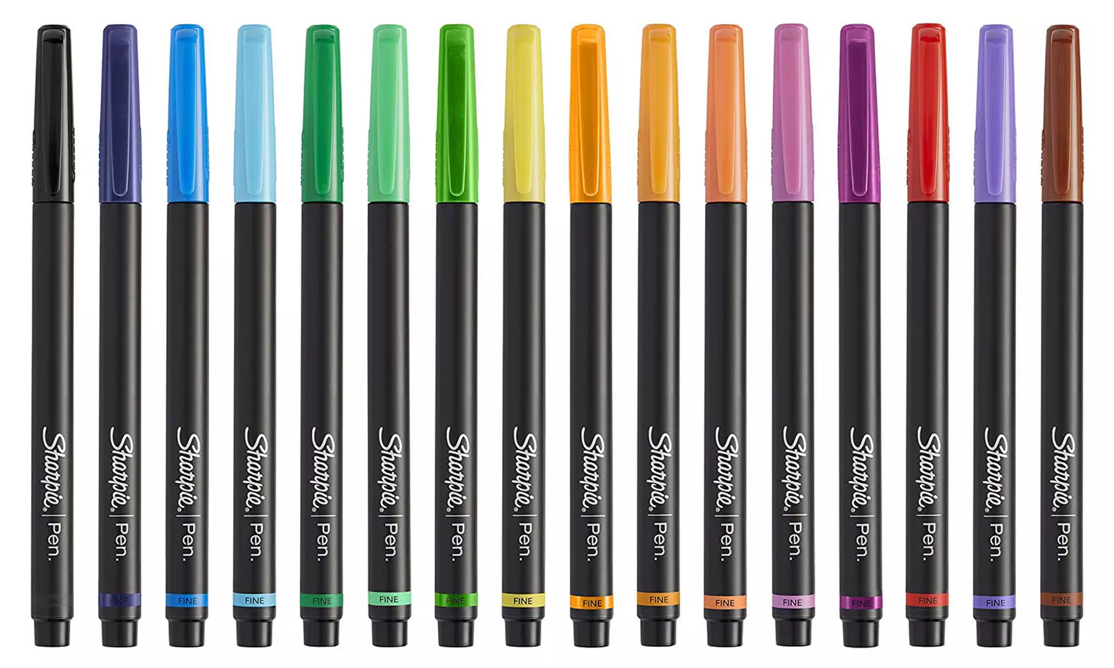 Sharpie Fine-Point Felt-Tip Stick Art Pens (16-Count) - Second Medium