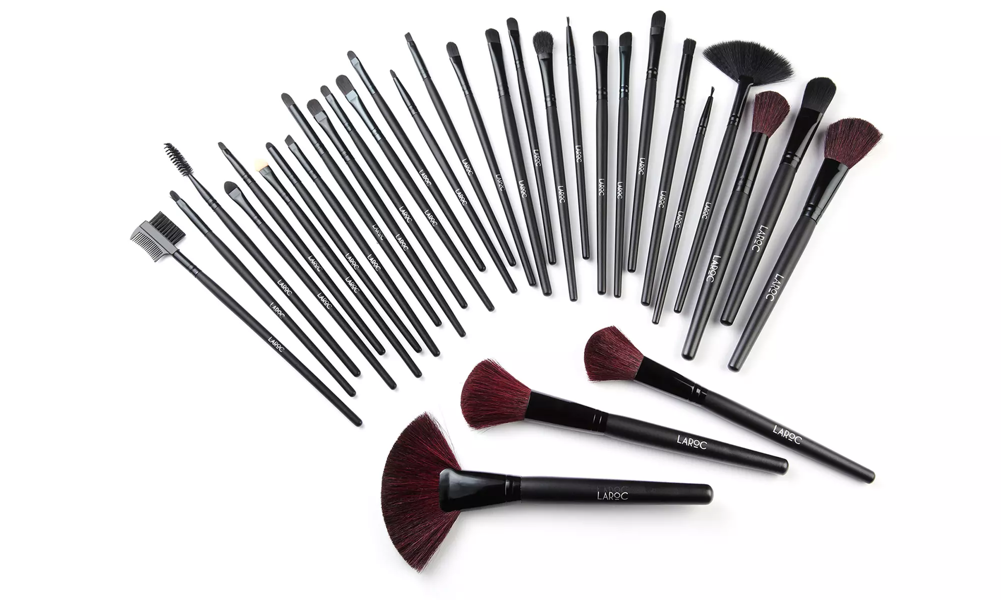LaRoc 32-teiliges Make-Up-Pinsel-Set mit Etui - Primary Image