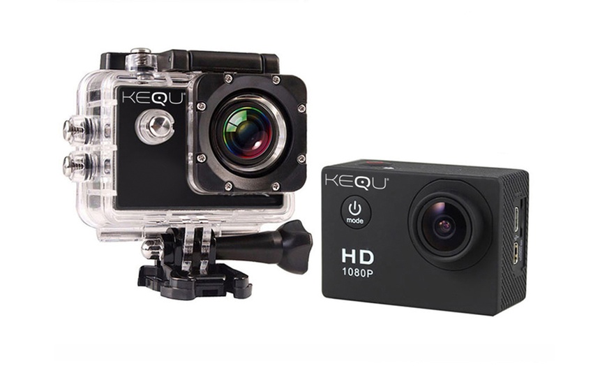 Image 4: Water-Resistant HD Action Camera