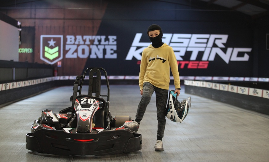 Image 3: Session de karting et laser game avec Laser Karting De Nantes