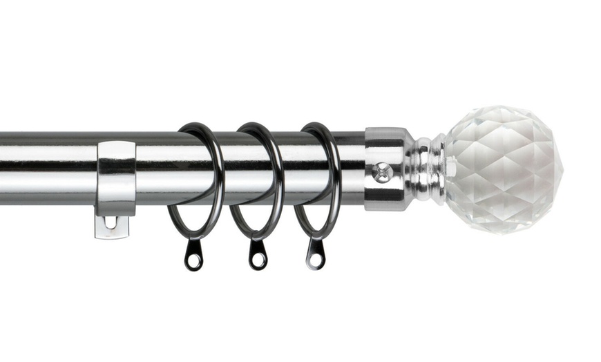 Image 8: Extendable Curtain Pole Set