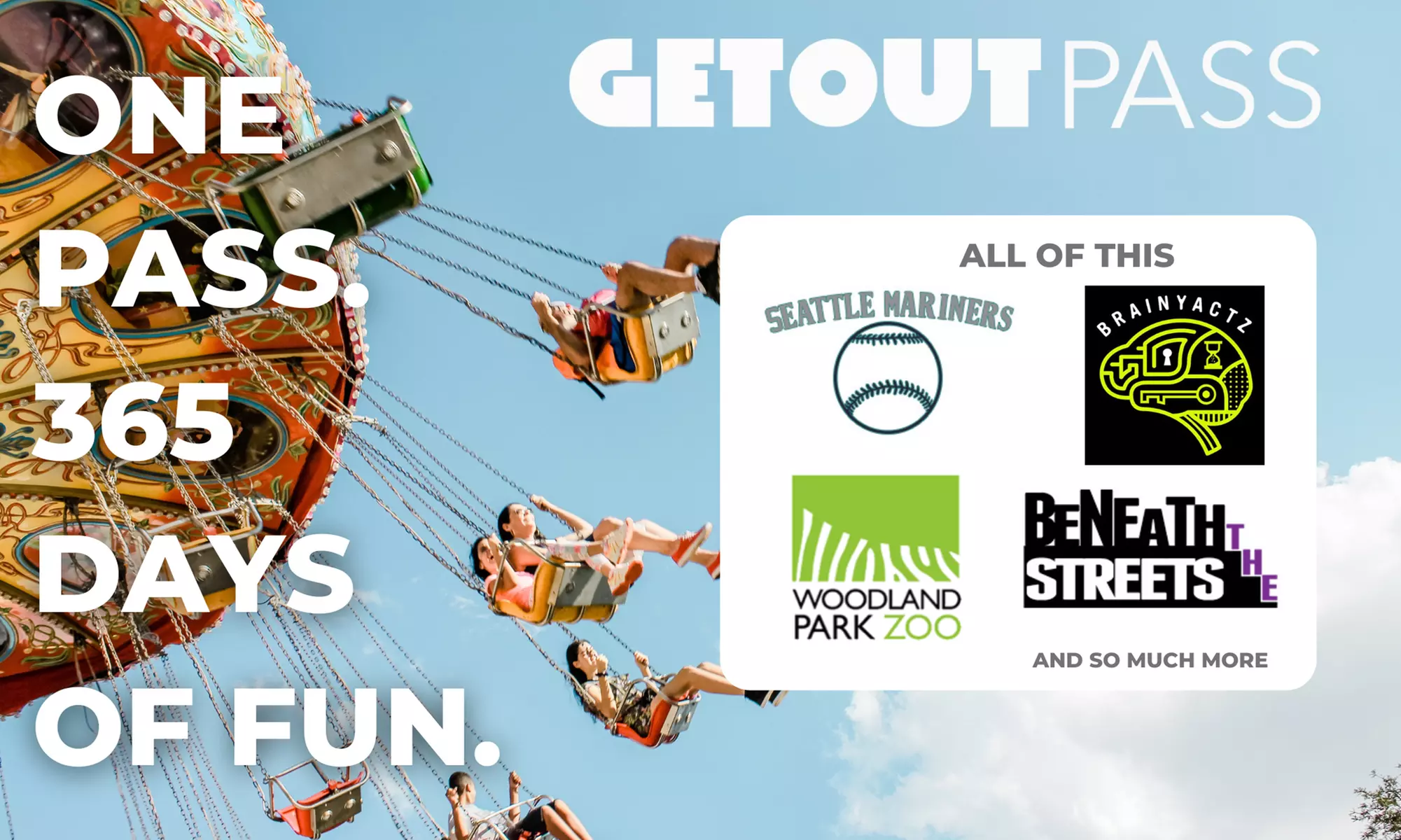 $59.97 for 12-Month Washington GetOutPass ($99.95 Value) - Primary Image