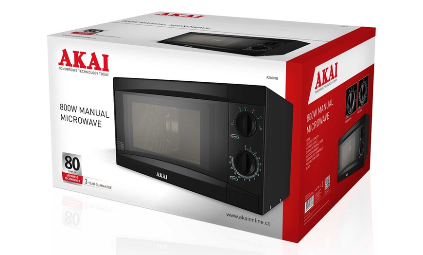 Image 9: Akai 800W Microwave