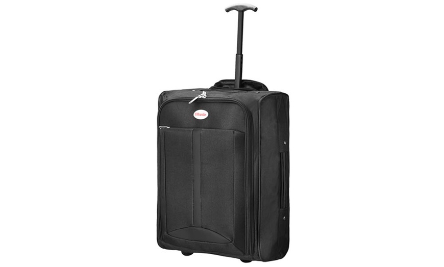 Image 2: Wheeled Cabin-Size Trolley Bag