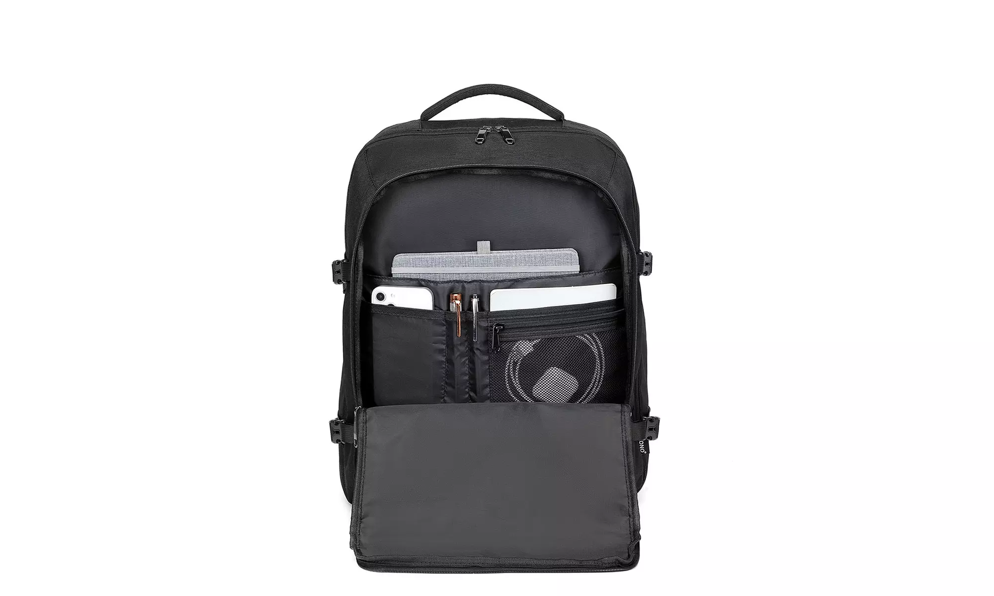 Pack de maletas rígidas y mochila impermeable de cabina