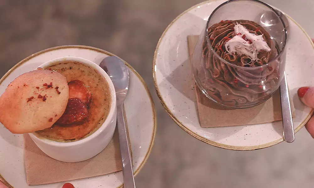 Two-Course Beachfront French Dinner for Two or Four People