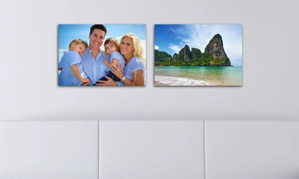 $5 for One 7"x10" Custom Photo Printed on Metal from Picture It on Canvas ($65 Value) - Second Medium