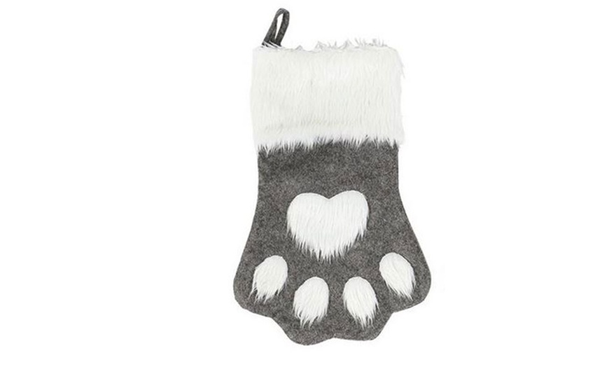 Image 3: Christmas Paw Stocking