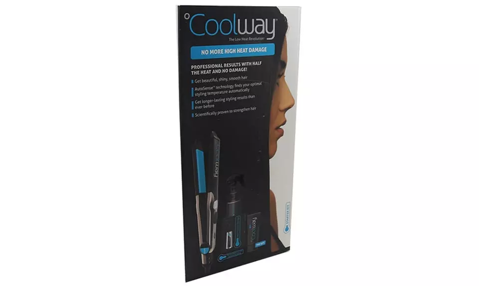 Coolway The Low Heat Revolution Pro Flat Iron Starter Kit (3-Piece) - Second Medium
