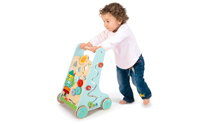 Image 1: Soka Forest Wooden Activity Walker