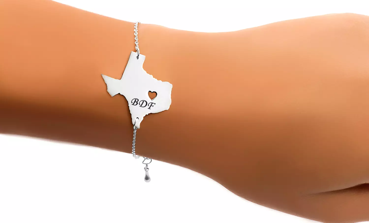 Custom State Bracelet from MonogramHub (Up to 84% Off) - Second Medium