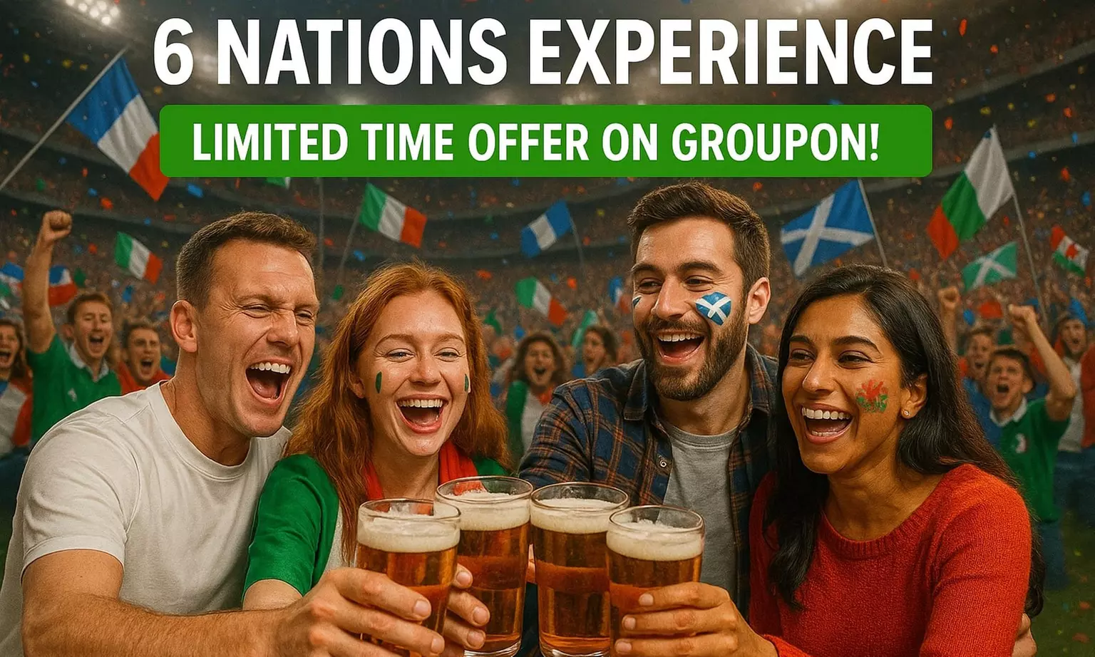 Ticket für das 6 Nation Rugby Spiel: Italien gegen Schottland am 05.02.26 oder Italien gegen England am 25.02.26 in Rom - Primary Image