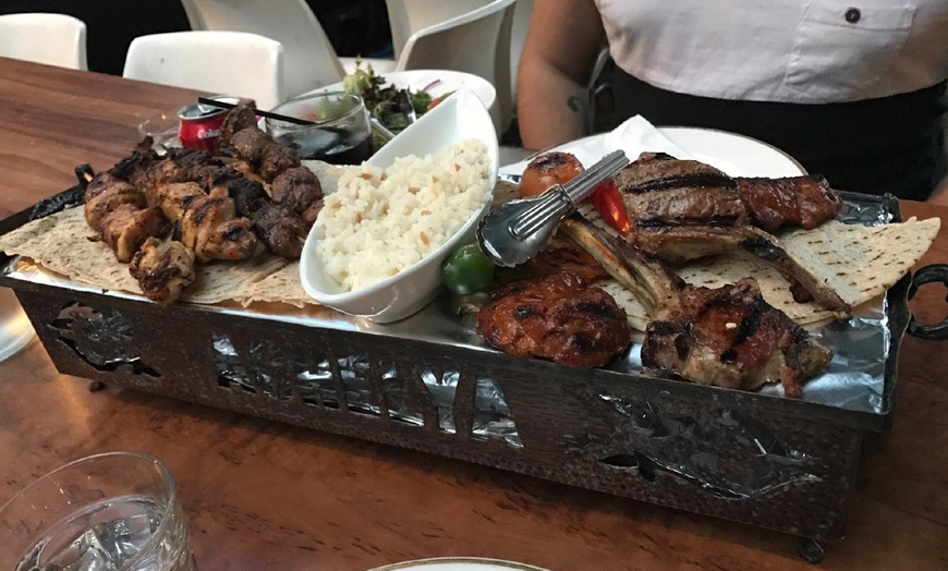 Image 10: Ultimate Sharing Feast: Meter-Long Mixed Grill, Dips, Salad & Wine for Two at Achelya - Up to 30%