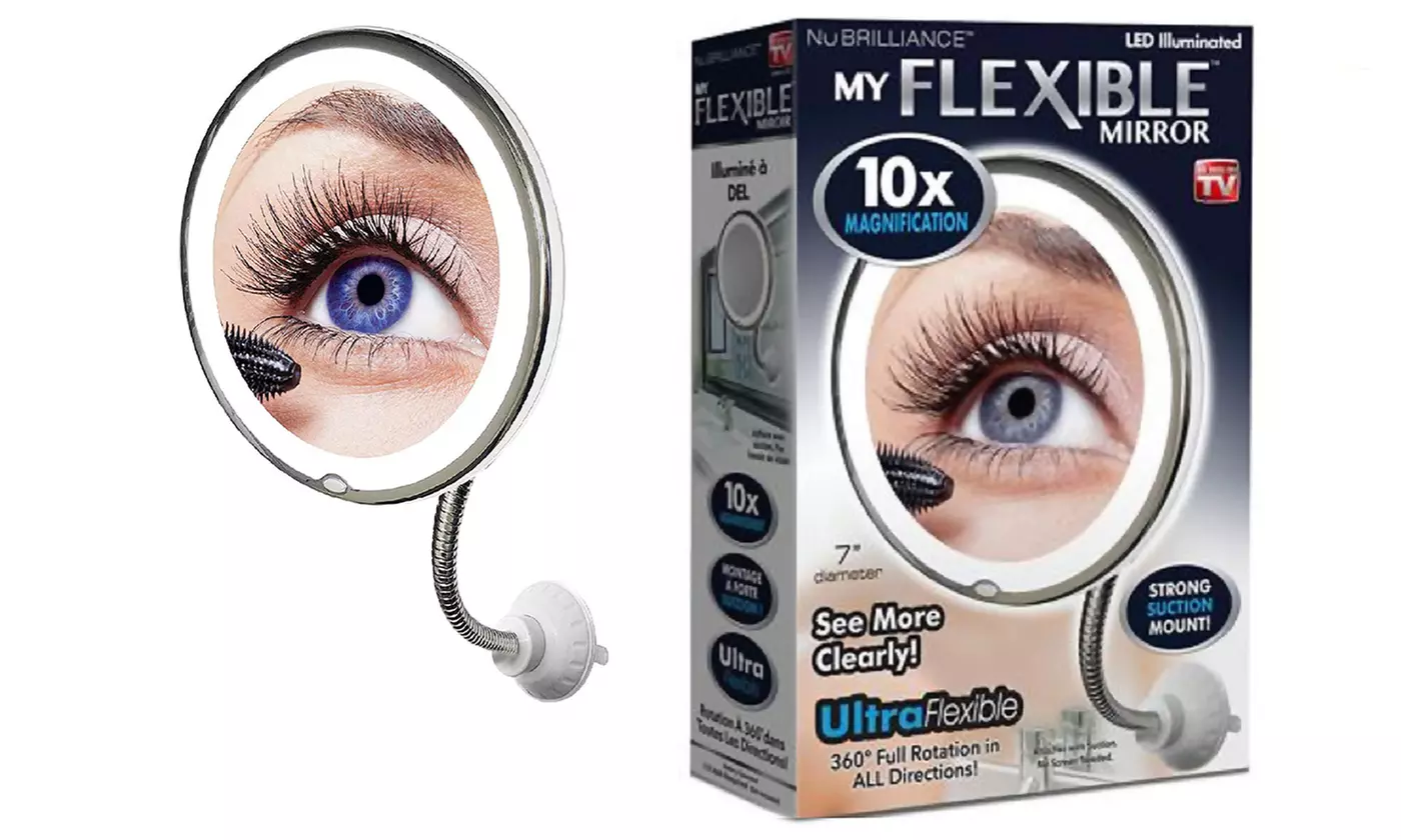 As Seen on Tv My Flexible LED Illuminated Mirror by NuBrilliance - Primary Image