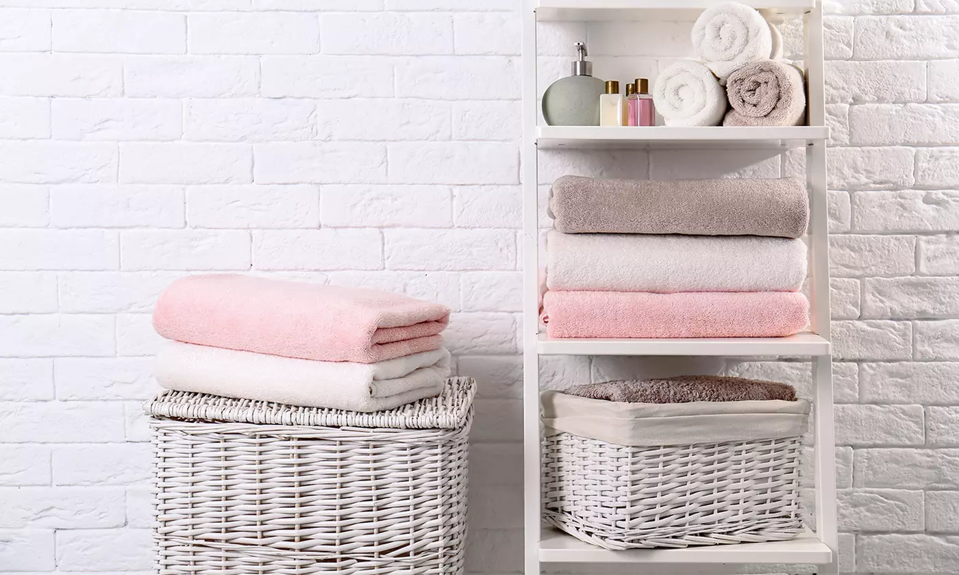 Royal Comfort Egyptian Cotton 8 Piece Towel Pack Granite, White & More