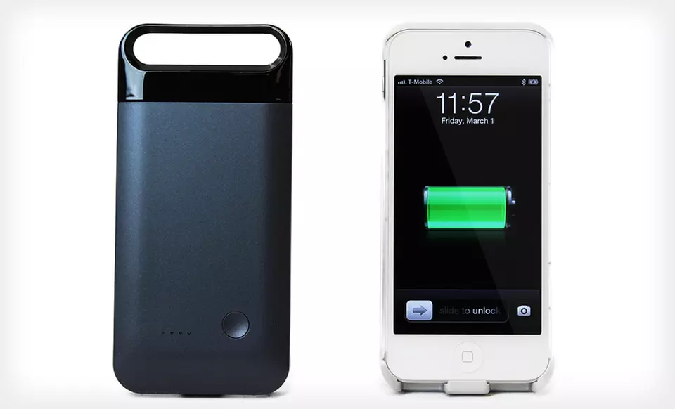 $34.99 for a Mota Extended-Battery Case for iPhone 5 in Black or Silver ($70 List Price). Free Shipping and Returns. - Primary Image