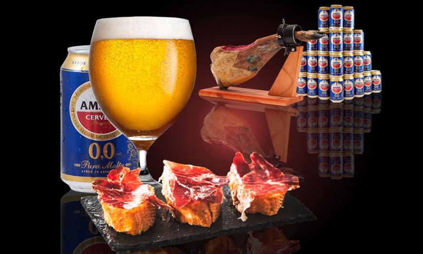 Image 3: Paleta iberica Guijuelo y cerveza