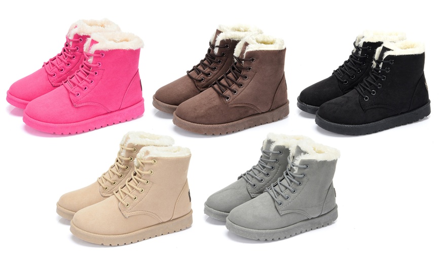 Image 1: Botas de invierno para mujer