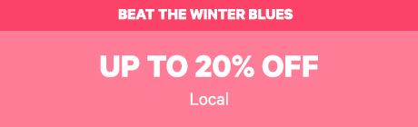 Got the winter blues? Beat 'em with a SALE: Get 15% off Travel and 20% off Local with code WINTER